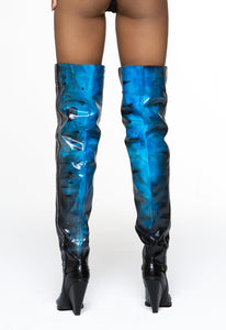 Knee High Boots / BLUE ANACONDA - VEELINGS